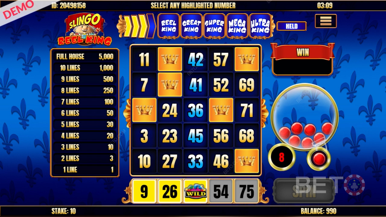 Slingo Reel King Joacă Gratuit