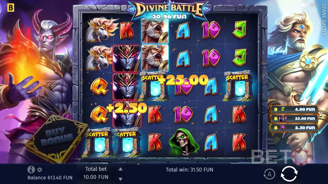 Divine Battle Recenzie de la BETO Slots