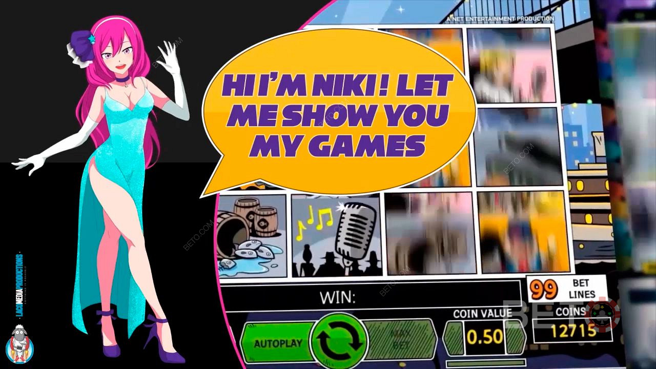 Ea este Niki, ea te va ghida și îți va arăta toate jocurile lor.