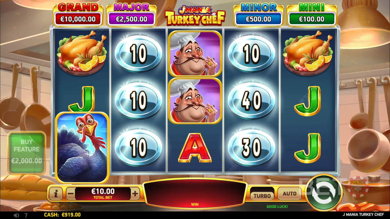 J Mania Turkey Chef Recenzie de la BETO Slots