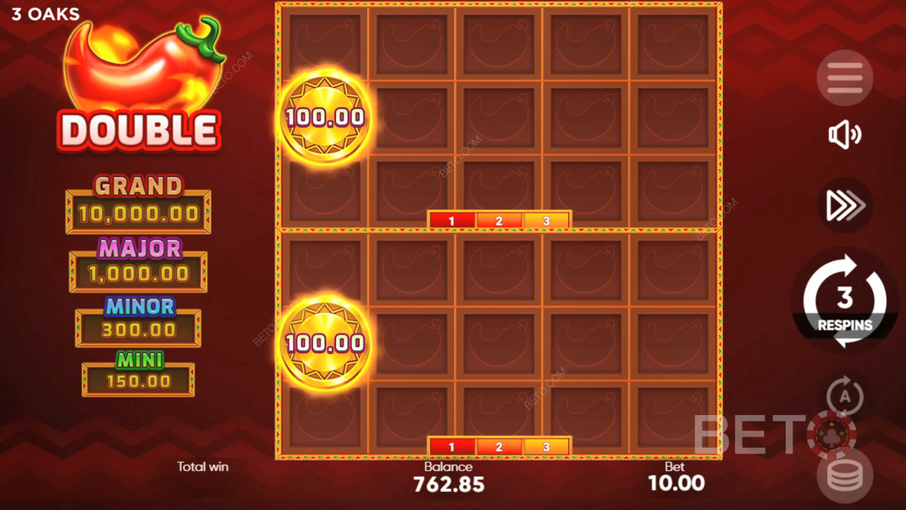 Câștigă 1.000x pariul tău în slotul 3 Hot Chillies!