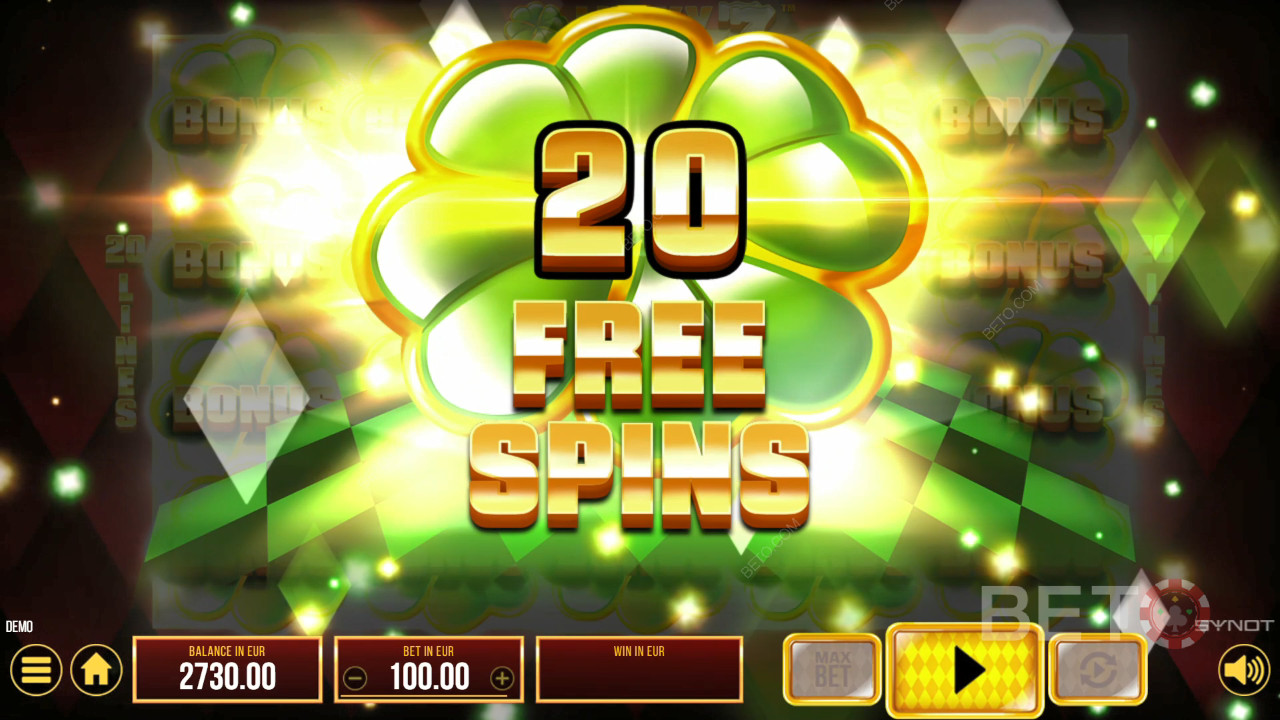 Câștigă 500x pariul tău în Lucky 77 Video Slot!