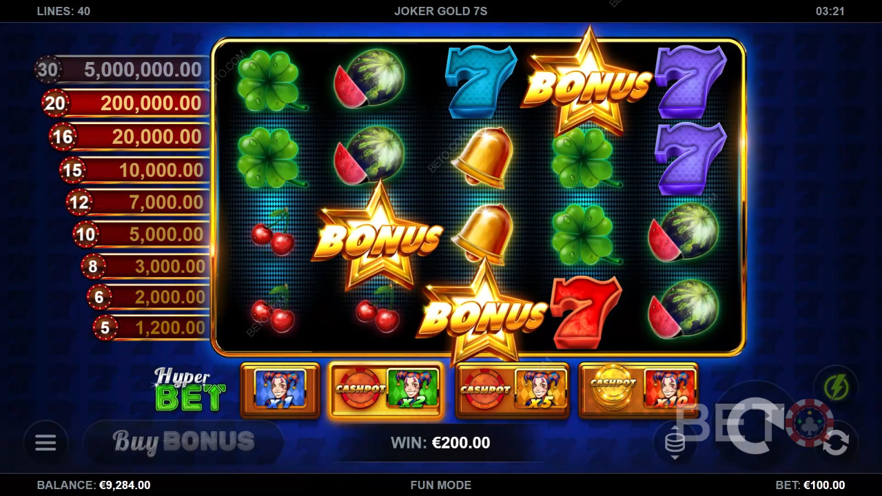 Joker Gold 7s Joacă Gratuit