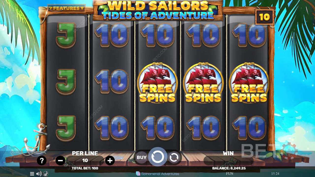 Wild Sailors - Tides of Adventure Recenzie de la BETO Slots