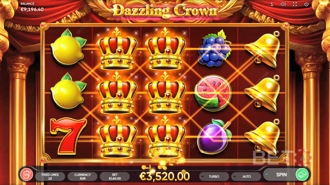 Dazzling Crown Review by BETO Slots