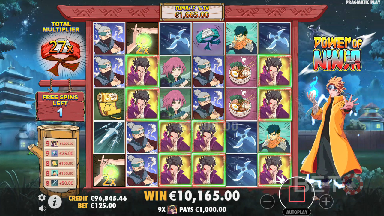 Funcțiile bonus explicate în Power of Ninja de Pragmatic Play