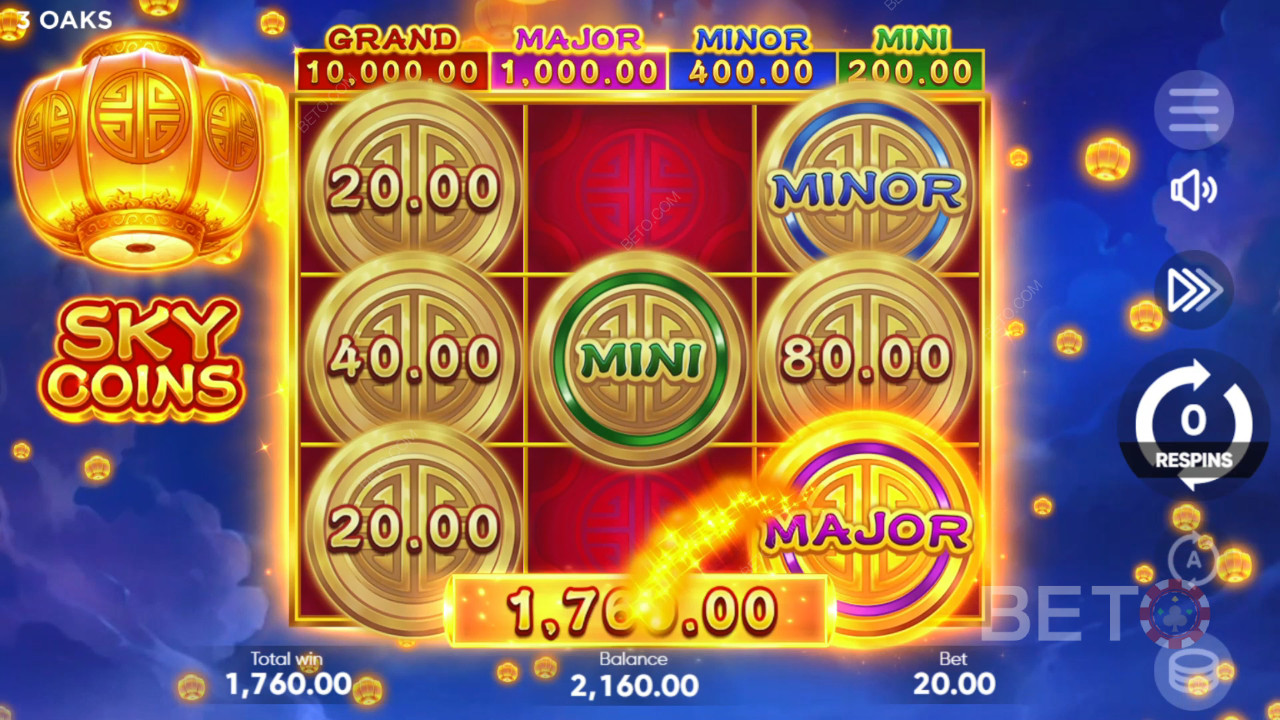 Sky Coins Recenzie de la BETO Slots