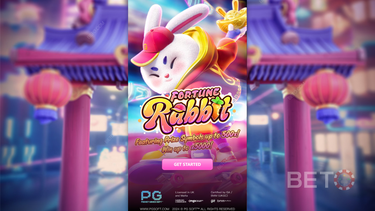 Câștigă 5.000x pariul tău în jocul ca la aparate Fortune Rabbit!