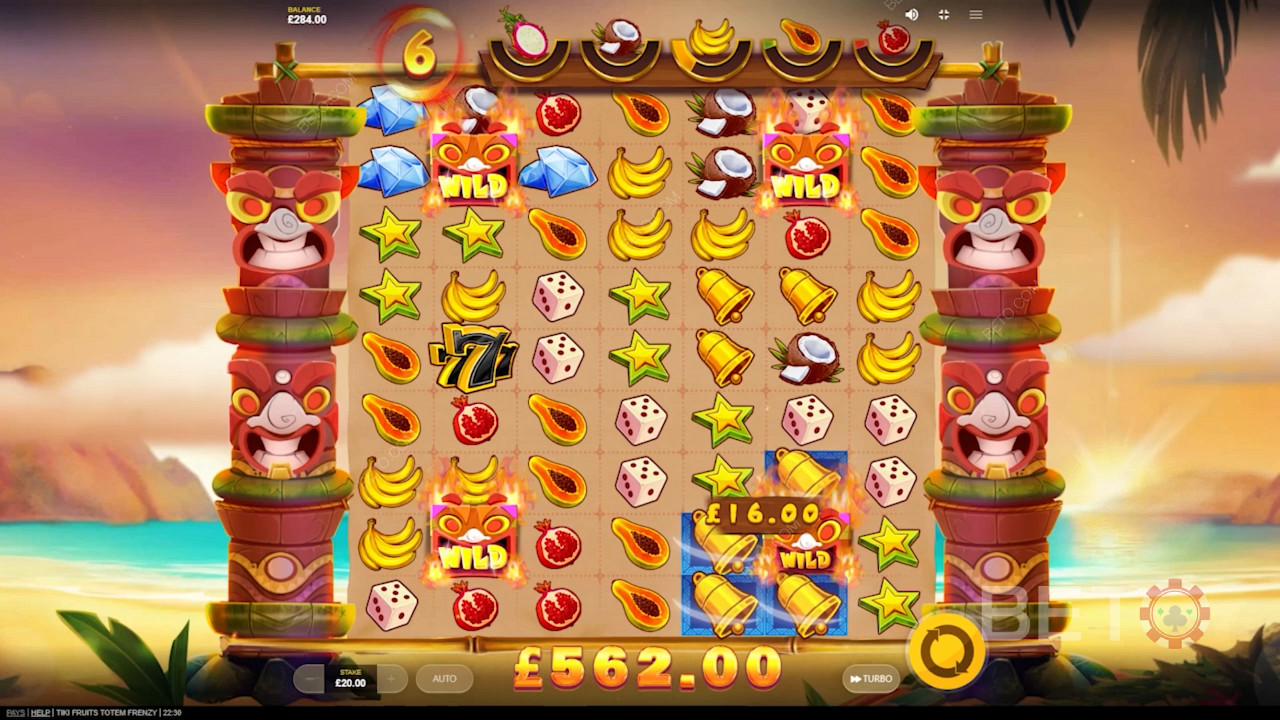 Umpleți barele de progres din cadrul Free Spins pentru a elimina simbolurile cu plată mică.