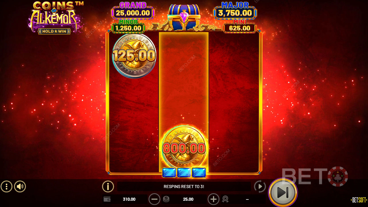 Câștigă 3.600x pariul tău în slotul Coins of Alkemor - Hold & Win!