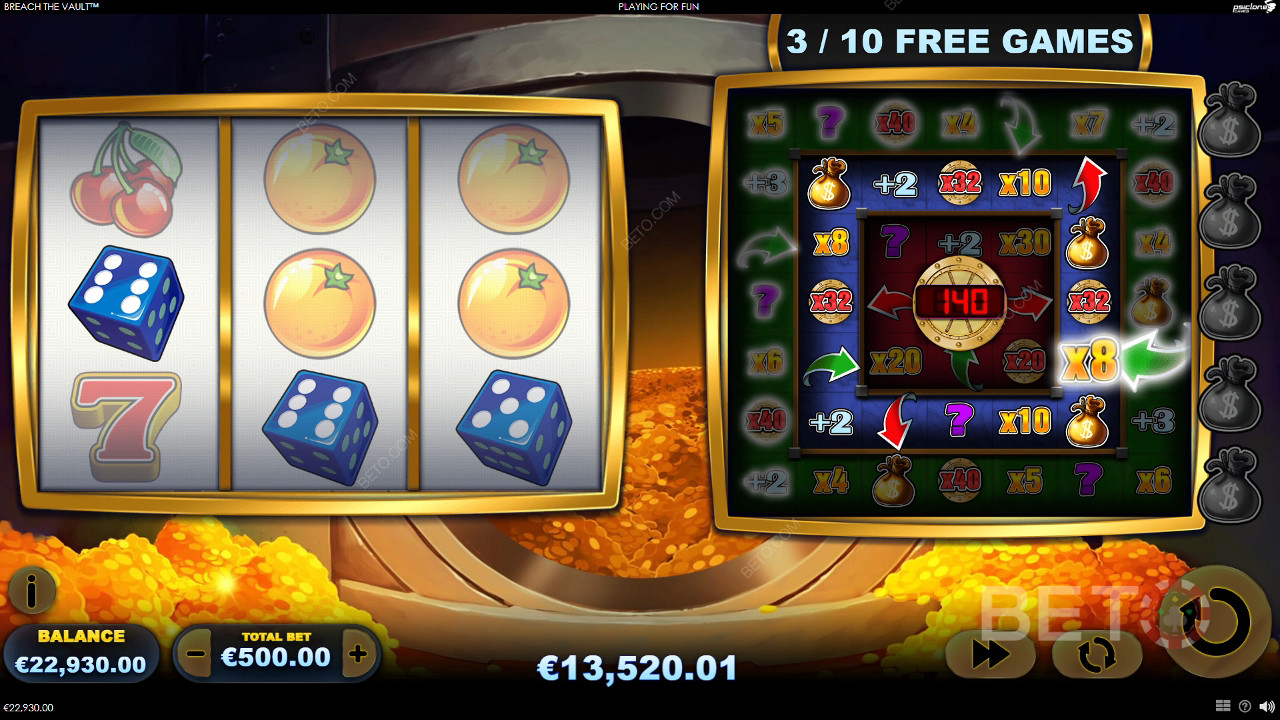 Caracteristici bonus explicate în Breach The Vault de Playtech