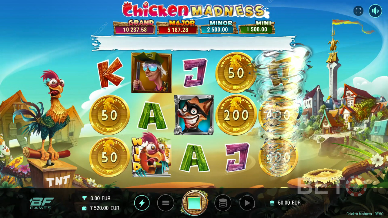 Chicken Madness Recenzie de la BETO Slots