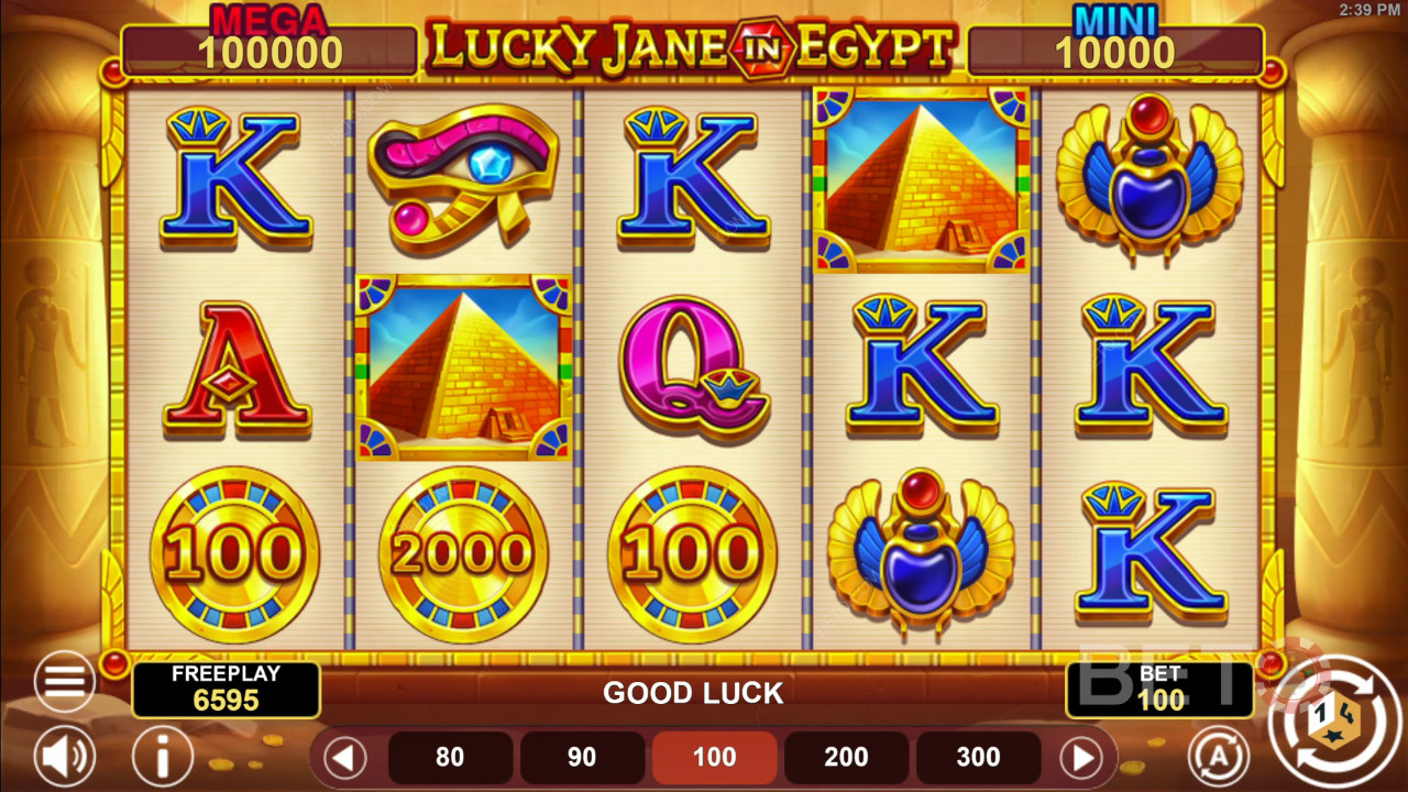 Lucky Jane în Egipt Hold & Win Review by BETO Slots