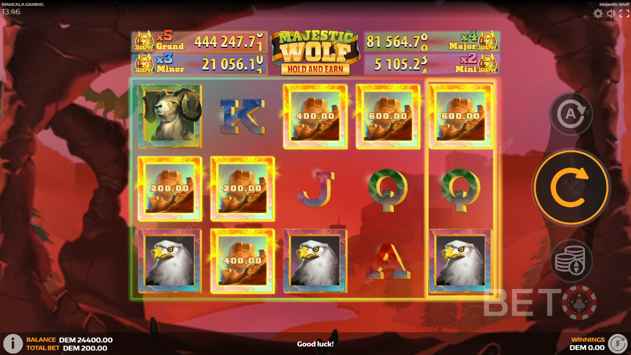 Majestic Wolf Recenzie de la BETO Slots