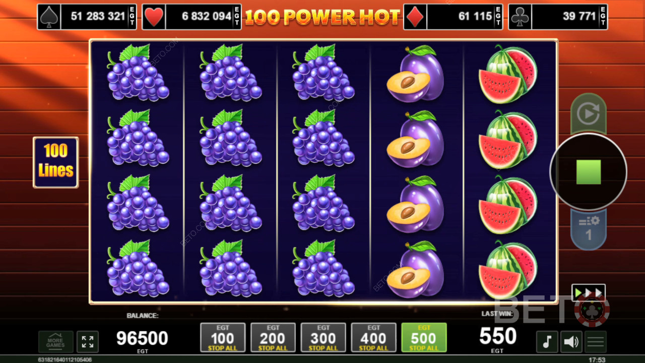 100 Power Hot Joacă Gratuit