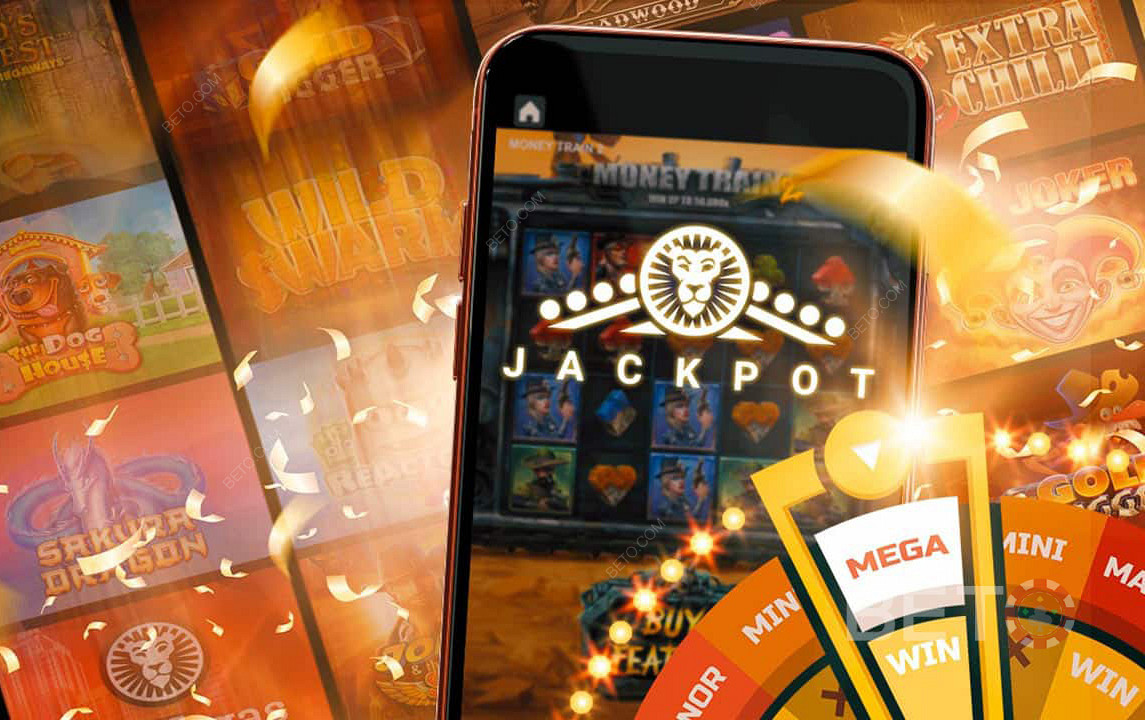 Jackpot-uri progresive de la furnizorii de jocuri de top sunt disponibile la LeoVegas Casino.