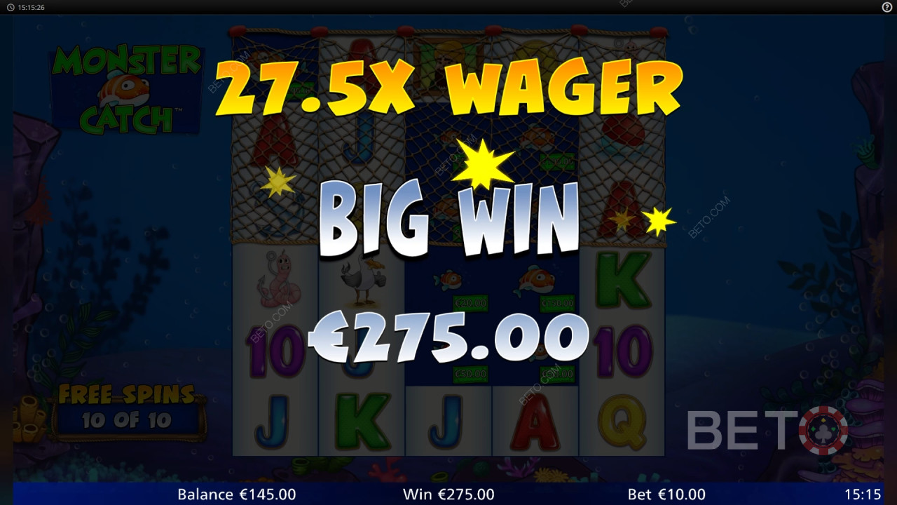 Câștigă 736x pariul tău în Monster Catch Slot!
