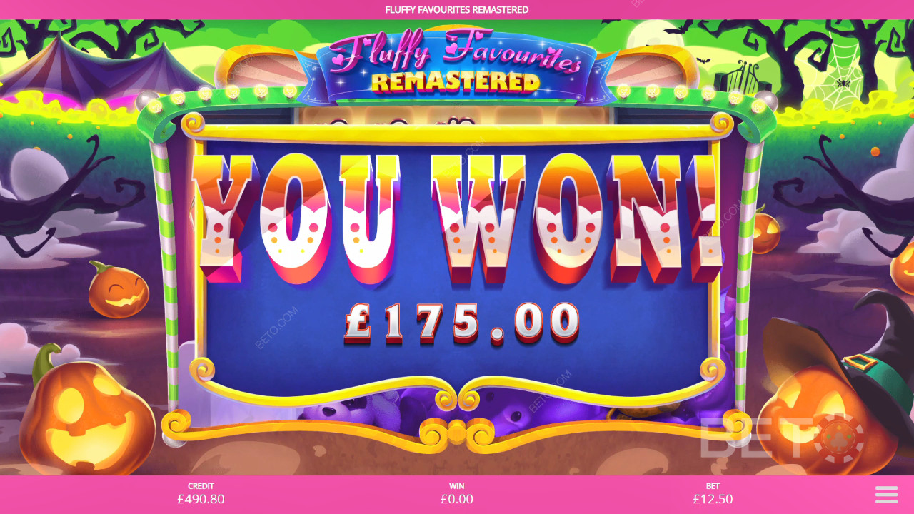 Câștigă până la 5.000x pariul tău în Fluffy Favourites Remastered Slot Online!