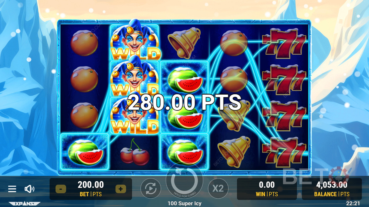 100 Super Icy Recenzie de la BETO Slots
