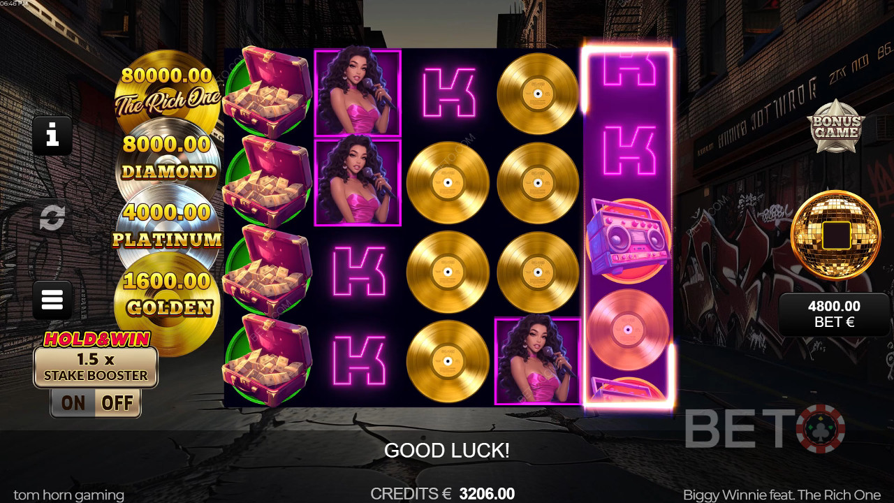 Biggy Winnie feat. The Rich One Review de BETO Slots