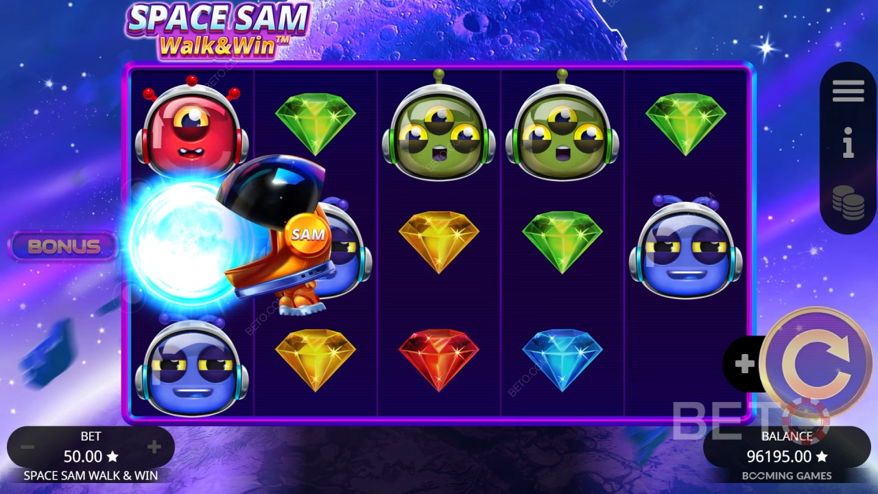Space Sam Walk and Win Joacă Gratuit