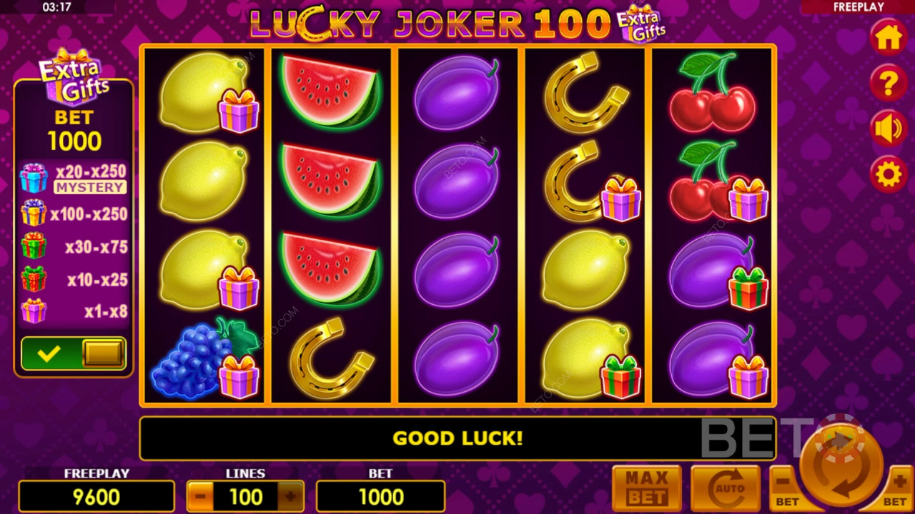 Lucky Joker 100 Extra Gifts Joacă Gratuit