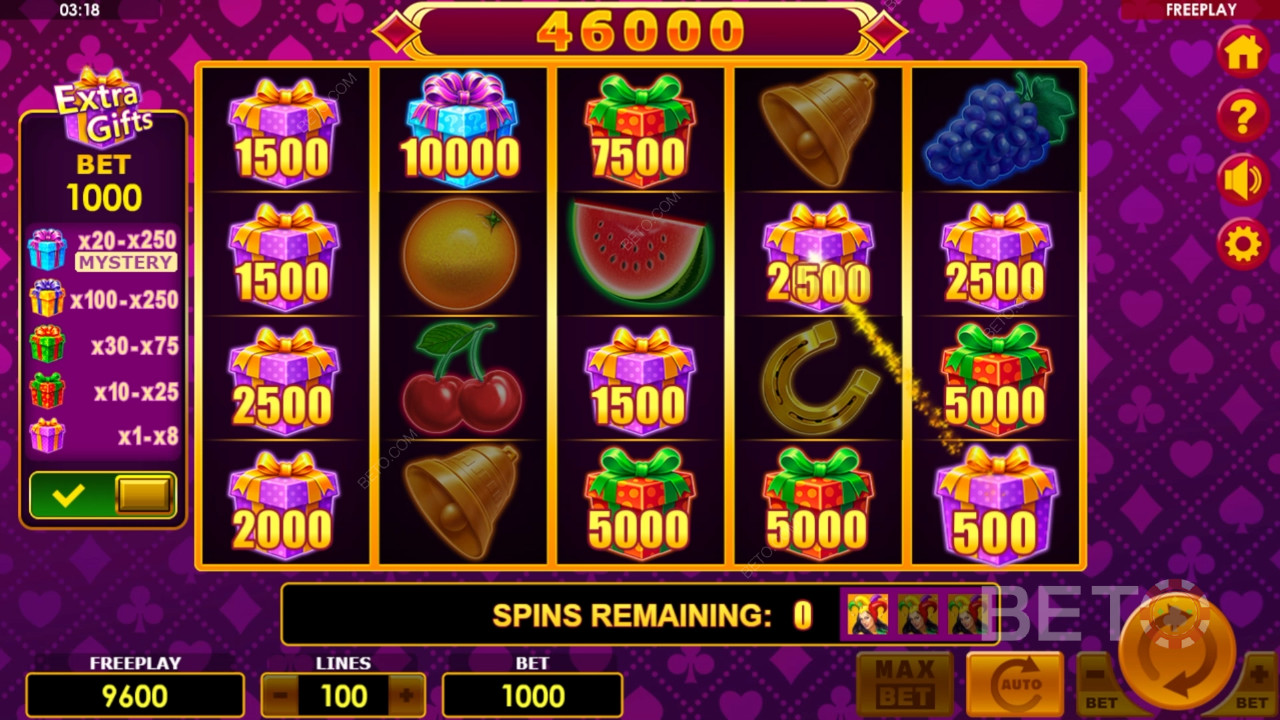 Funcțiile bonus explicate în Lucky Joker 100 Extra Gifts de Amatic Industries