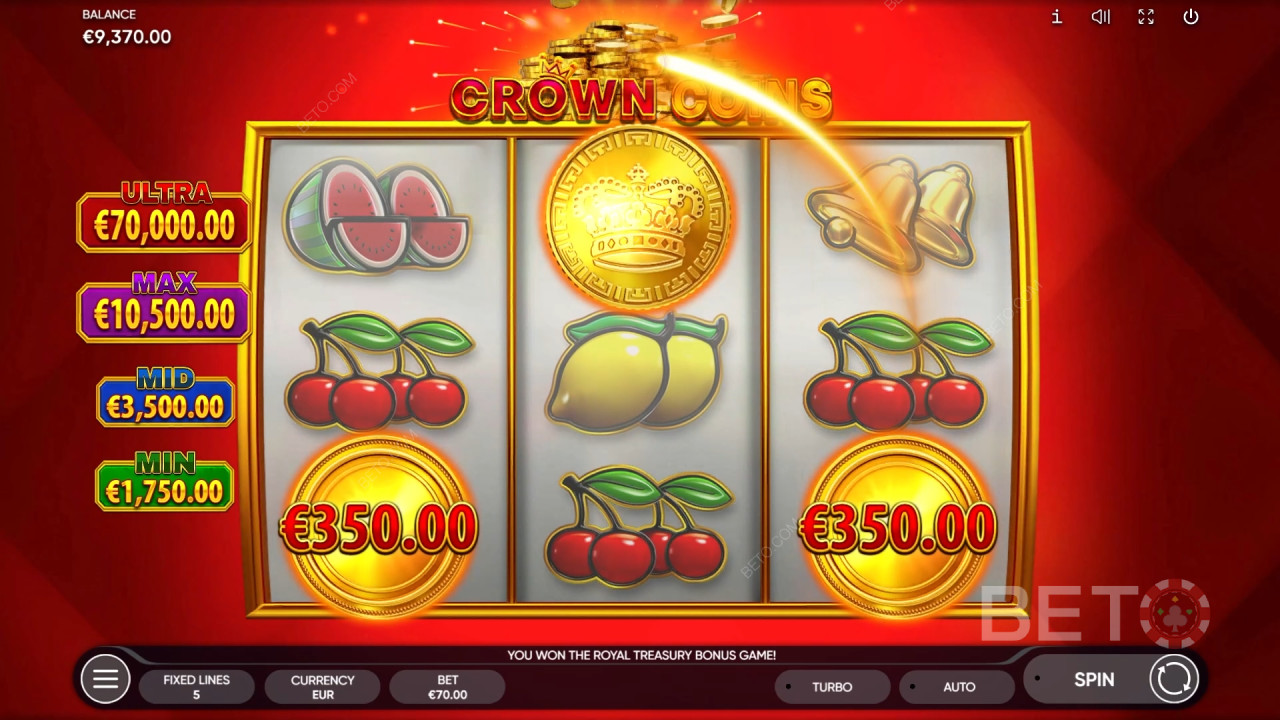 Crown Coins Recenzie de la BETO Slots