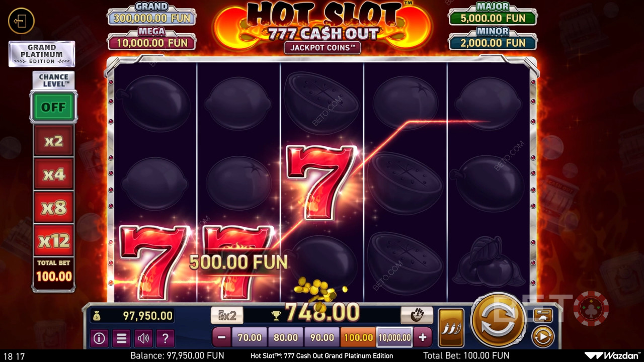 Slot fierbinte: 777 Cash Out Grand Platinum Edition Review de BETO Slots