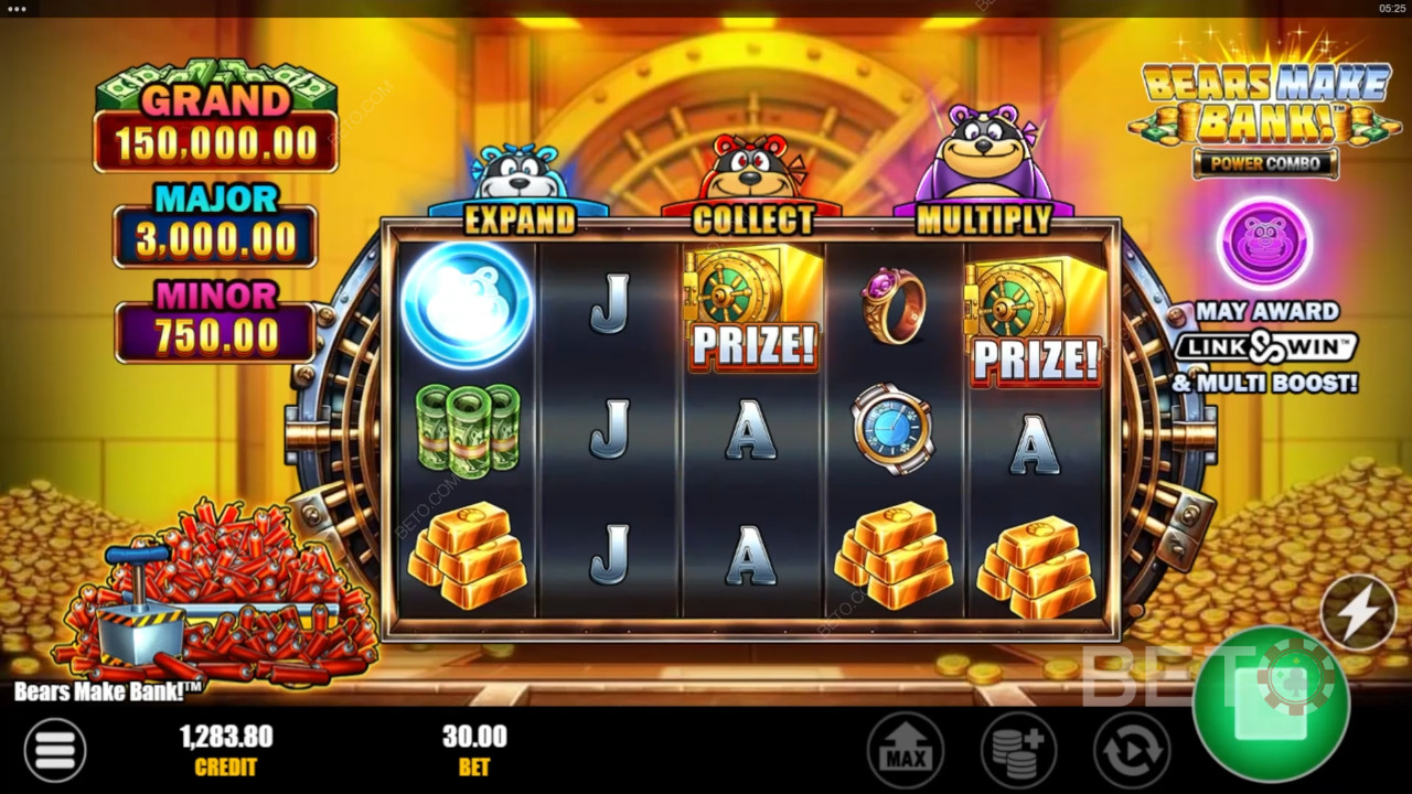 Bears Make Bank! Power Combo Review de BETO Slots