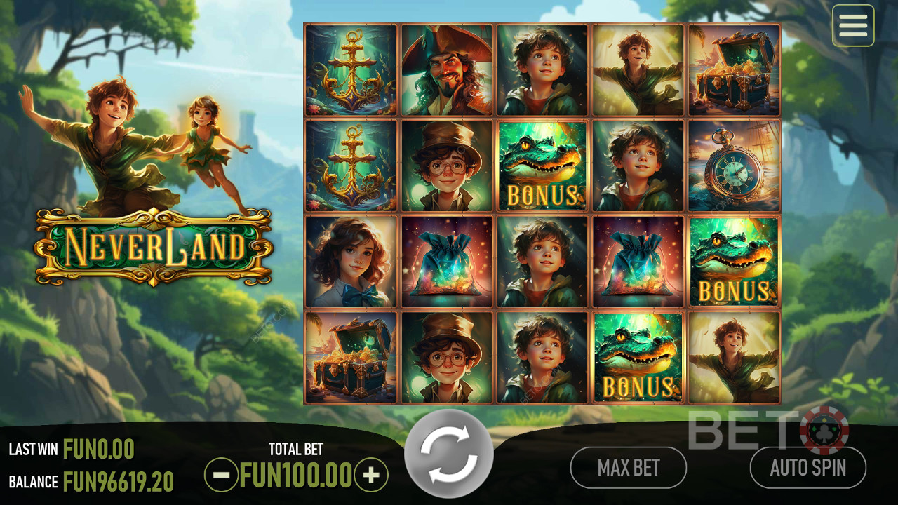 Neverland Review by BETO Slots