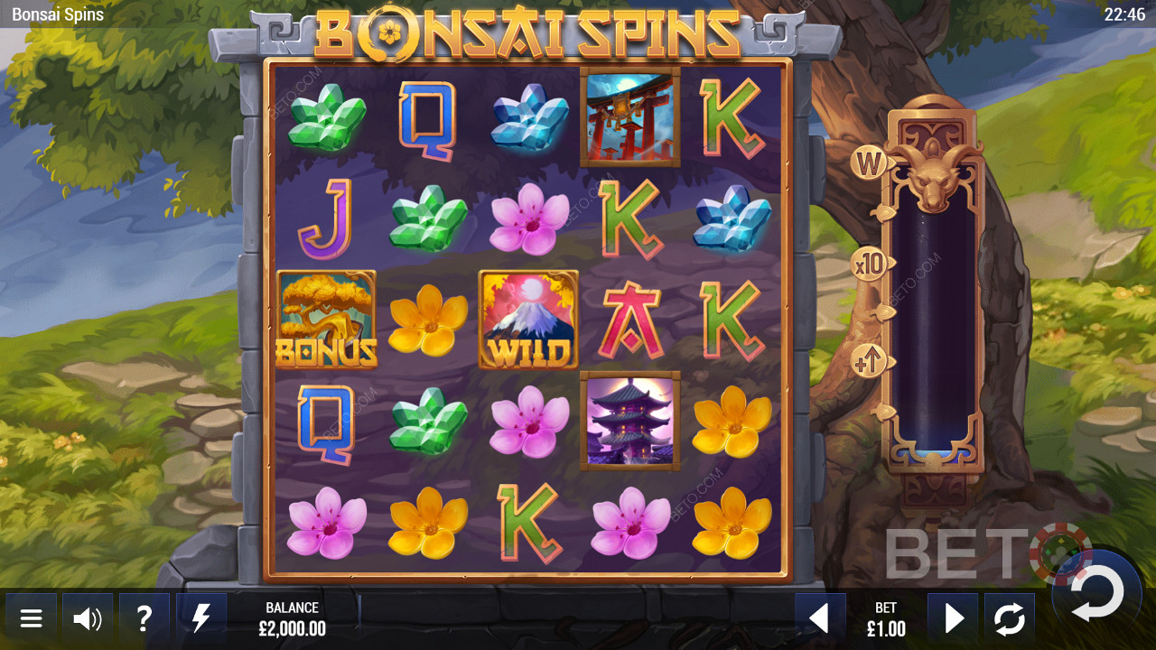 Pădure tematice Bonsai Spins joc de Forest dezvoltat de Epic Industries
