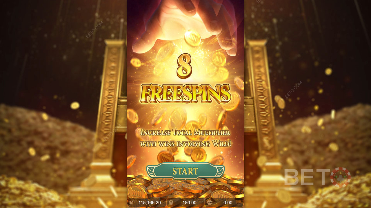 Funcțiile bonus explicate în Midas Fortune de PG Soft