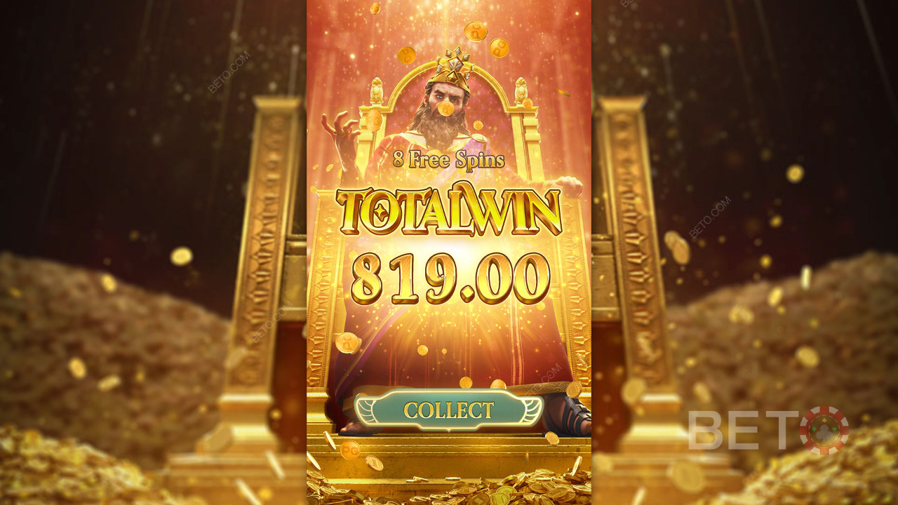 Câștigă 2,318x pariul tău în Midas Fortune Slot Online!