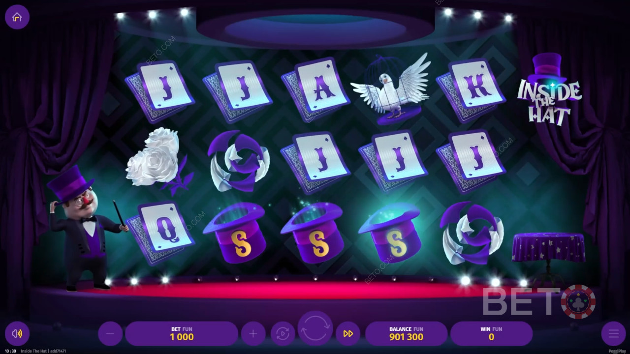 Inside The Hat Recenzie de la BETO Slots