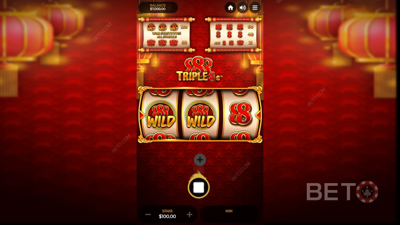 Triple 8s Joacă Gratuit