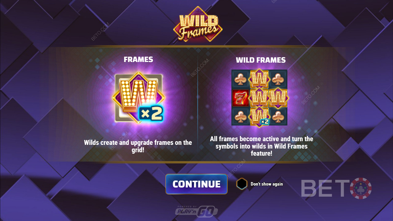 Lansare Wild Frames și informații despre funcțiile bonus