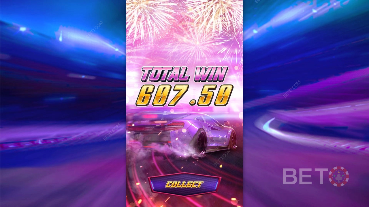 Câștigă 8,345x pariul tău în slotul video Speed Winner!
