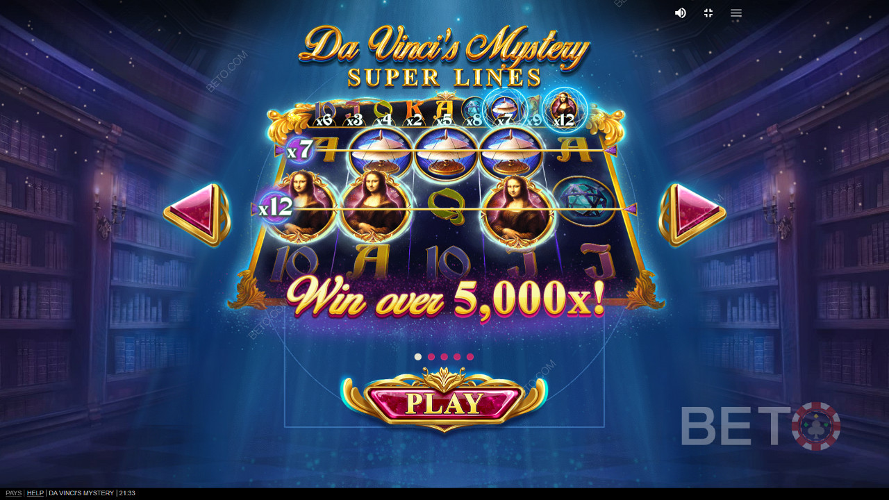 Jucătorii pot câștiga premii în bani în valoare de peste 5.000x miza.