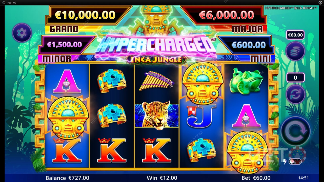 Hypercharged Inca Jungle Review by BETO Slots