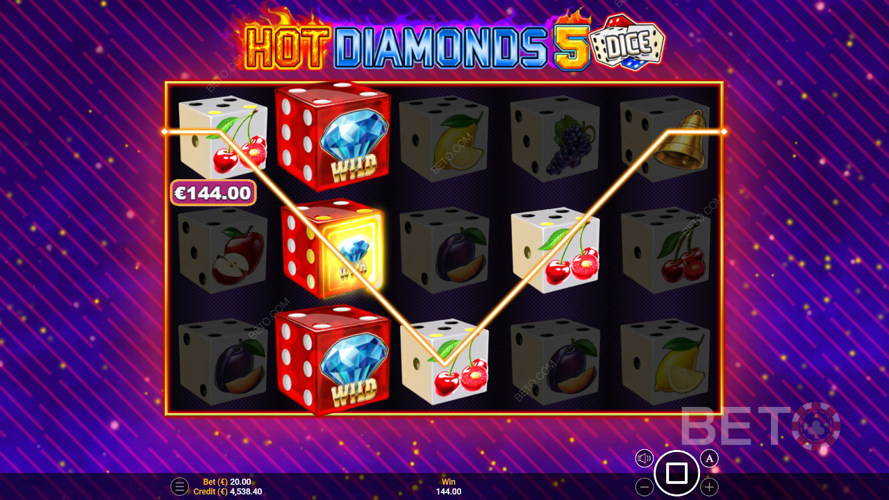 Hot Diamonds 5 Dice Joacă Gratuit