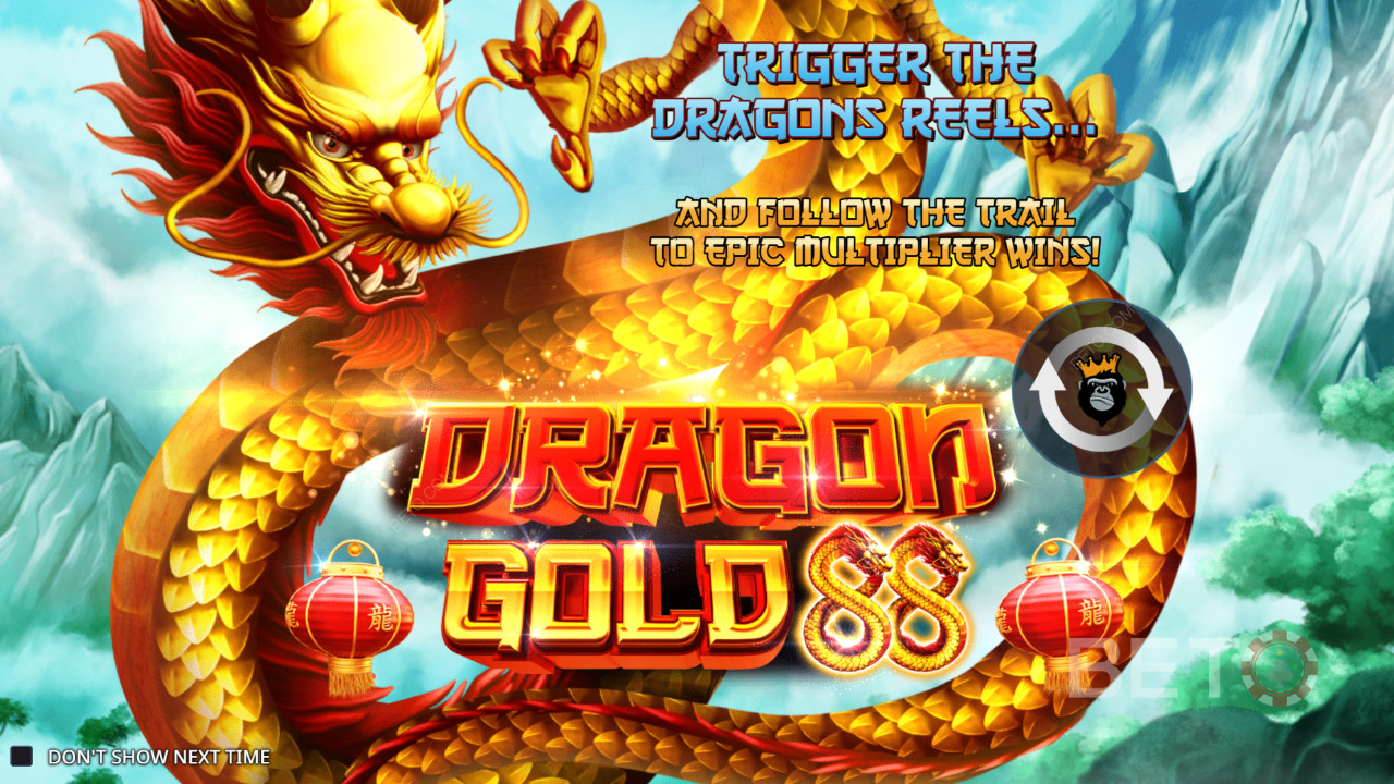 Câștigă 5.000x pariul tău în jocul ca la aparate Dragon Gold 88!