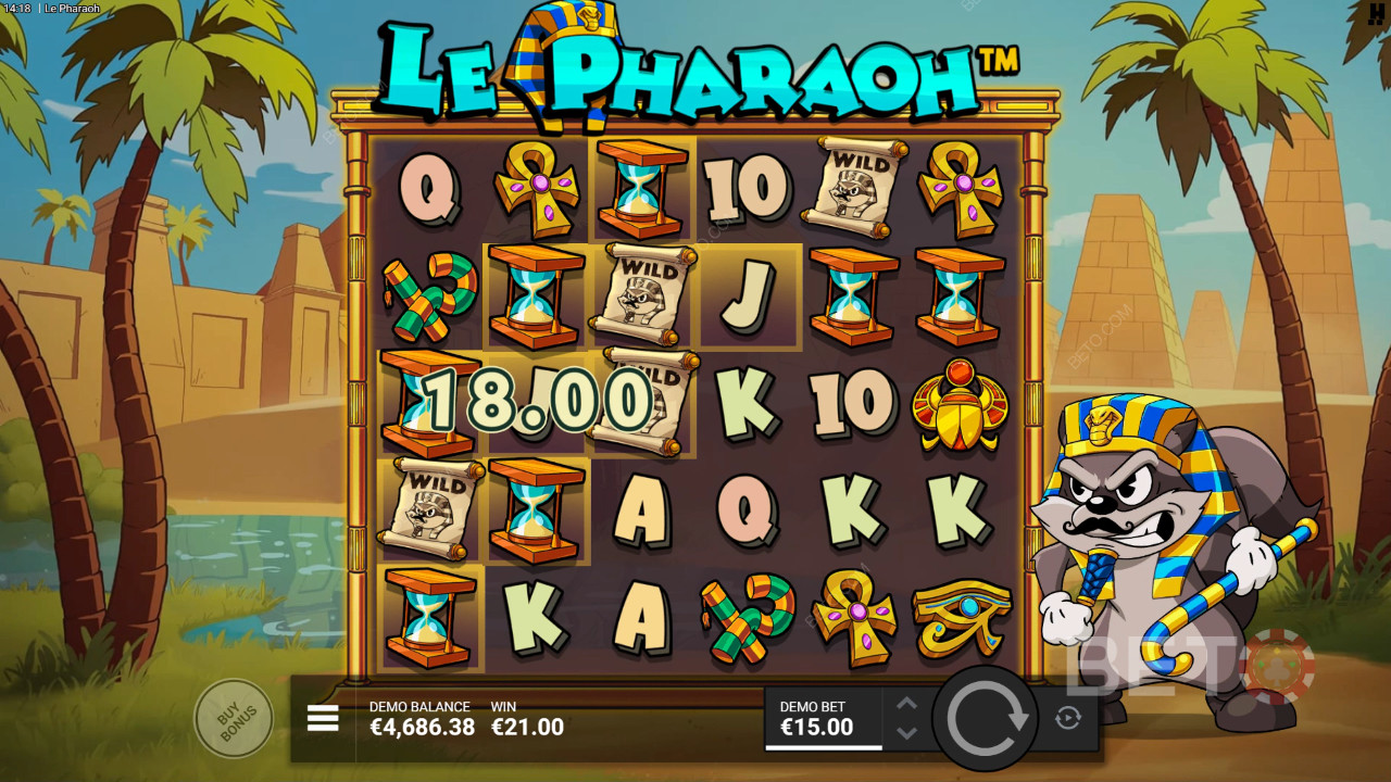 Funcțiile bonus explicate în Le Pharaoh de Hacksaw Gaming
