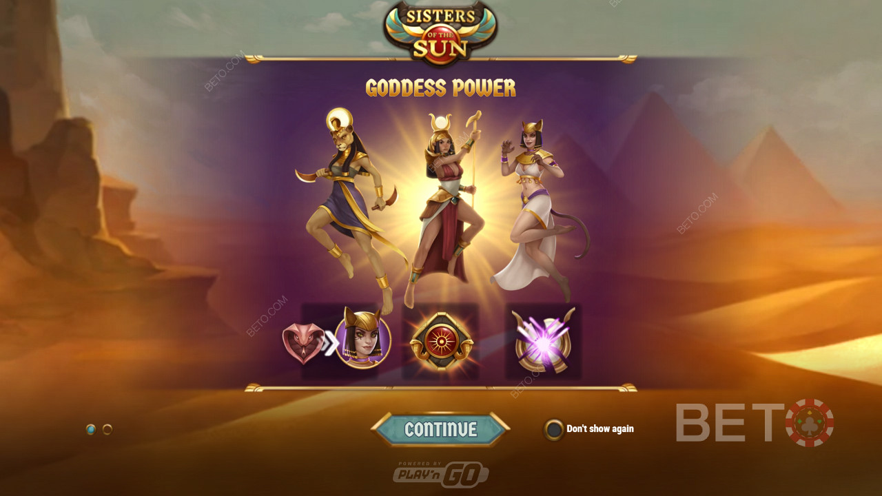 Transformați rotirile necâștigătoare în rotiri câștigătoare prin funcția Goddess Power.