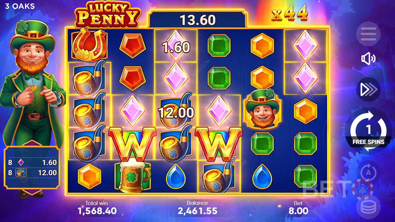 Funcțiile bonus explicate în Lucky Penny de 3 Oaks Gaming