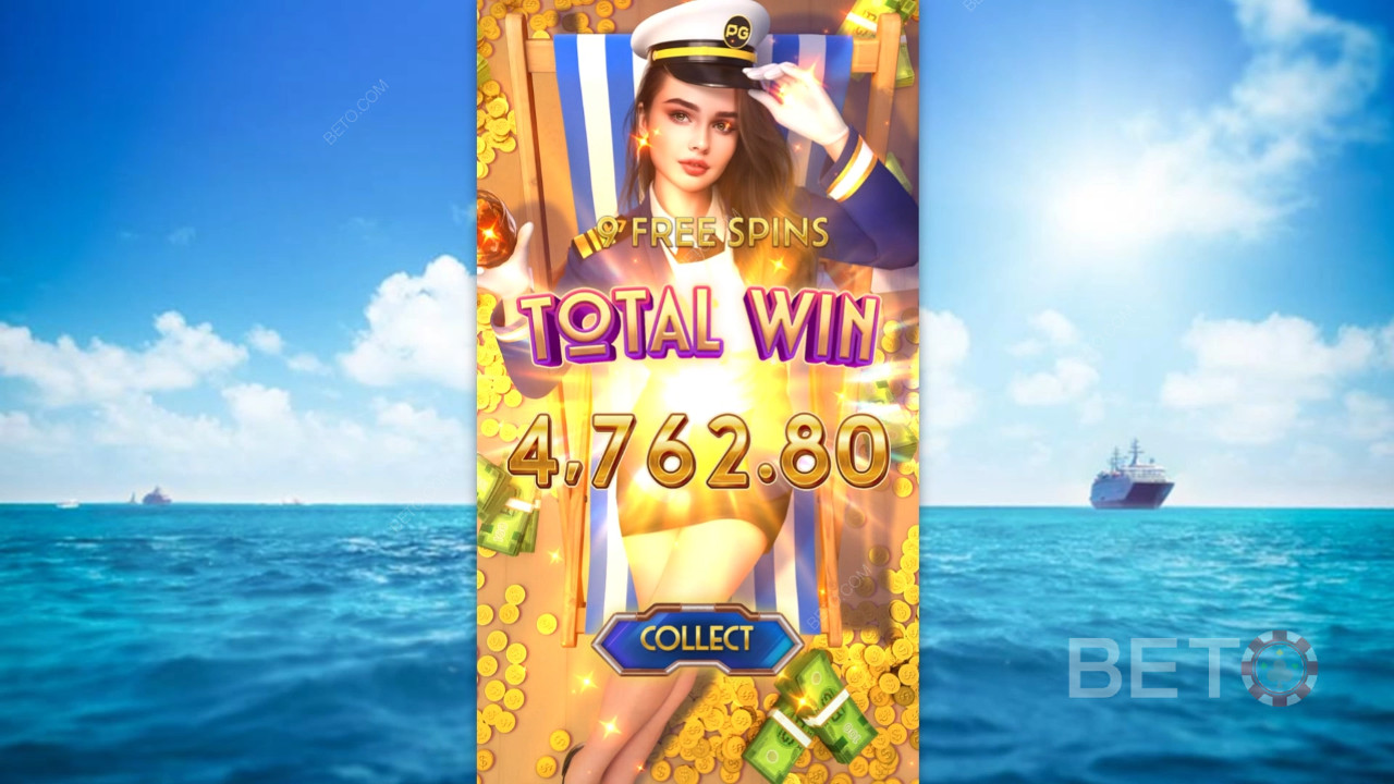Câștigă 2.500x pariul tău în jocul ca la aparate online Cruise Royale!