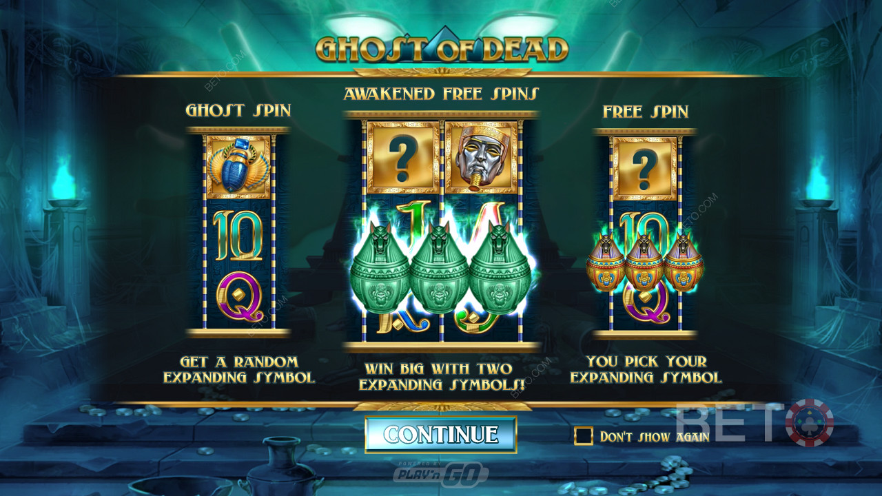 Ecranul introductiv al Ghost of Dead