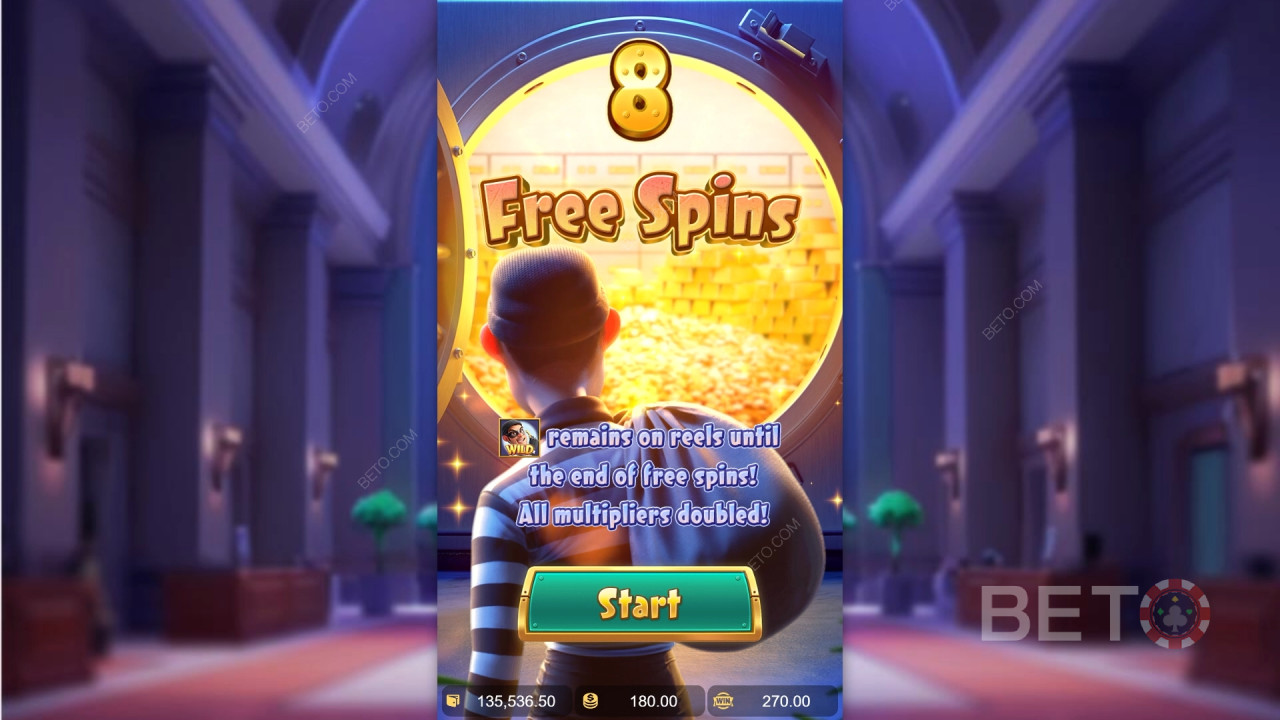 Funcțiile bonus explicate în Wild Heist Cashout de PG Soft