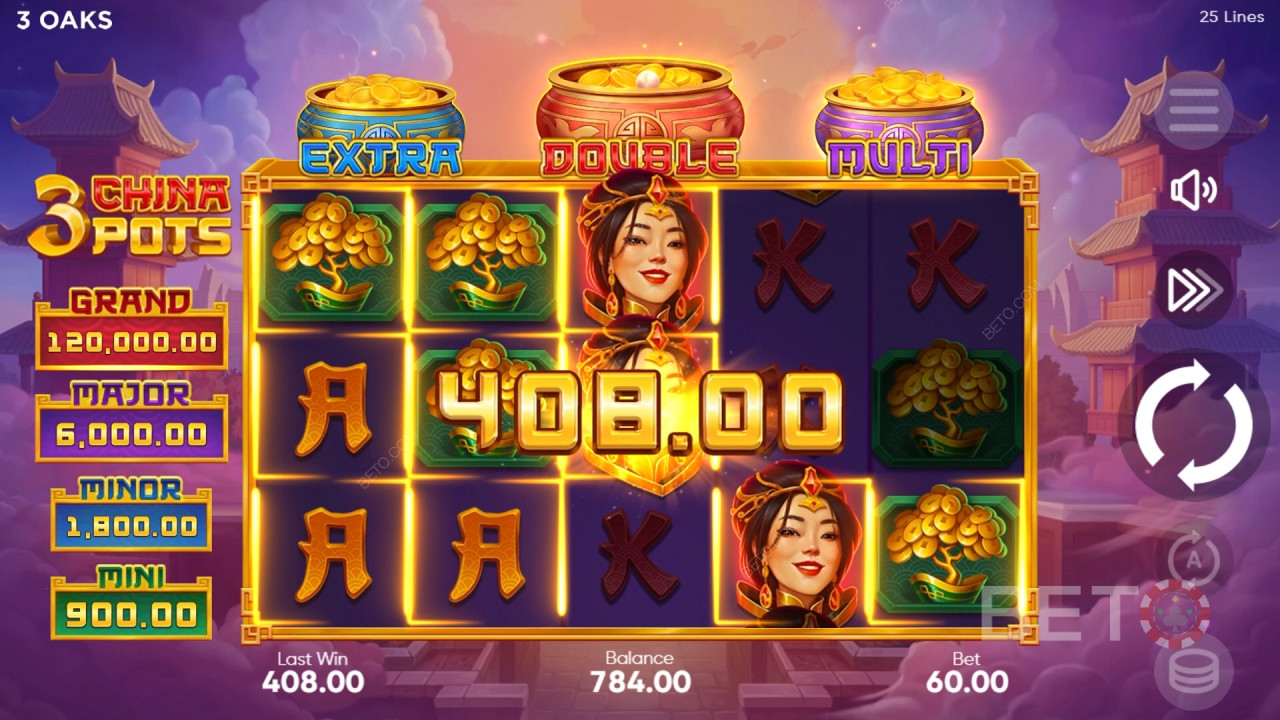 3 China Pots Recenzie de la BETO Slots