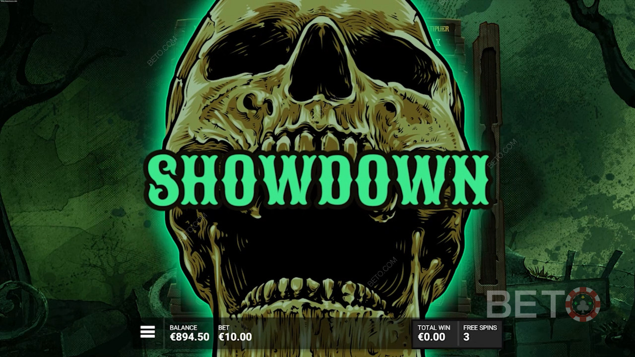 Showdown în Wanted Dead or a Wild slot machine